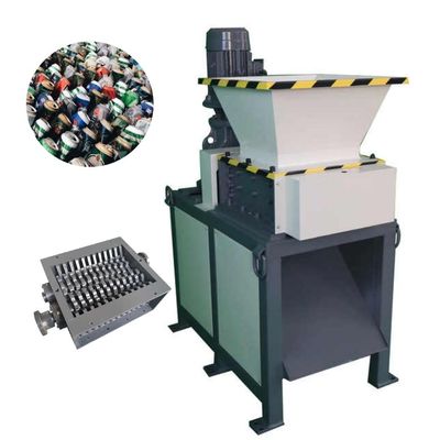 Máquina de trituração de plástico e metal Máquina automática de trituração de mini latas pequenas