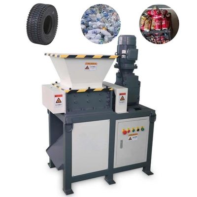 Triturador de borracha industrial de eixo duplo Triturador de pneus de reciclagem de sucata de paletes pequenos