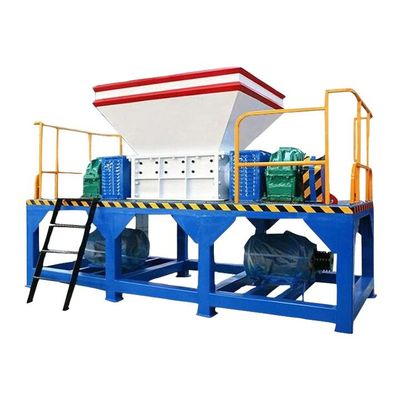 60-80rpm Triagem de pneus de caminhão de resíduos Máquina de trituração de borracha de dois eixos