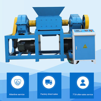 5.5kw Mini Scrap Metal Shredder Machine Cable Roupas têxteis Shredder Machine