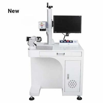 Máquina de Marcação a Laser de Fibra de JPT para Anel Metálico Sliver Jewelry Plástico ABS MC