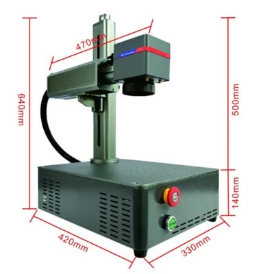 20w 30w 50w Máquina de marcação a laser de fibra Máquina de gravura de joias de anel portátil