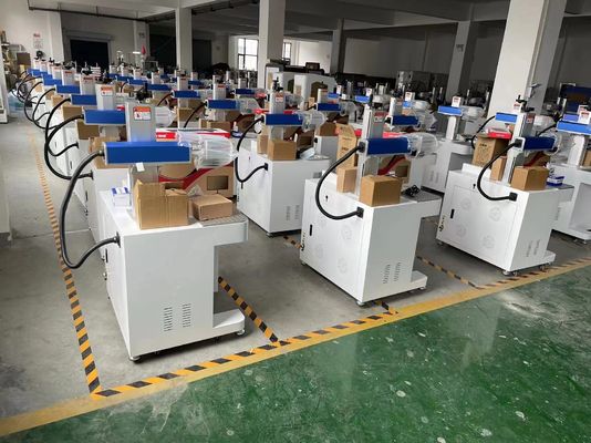 Máquina de marcação por laser de fibra de escritório portátil Máquina de impressão de gravura