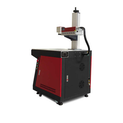 Máquina de marcação a laser UV de 7000 mm/s 3W para calças de couro cerâmicas de plástico