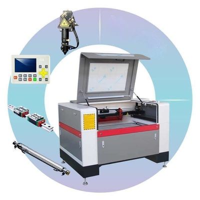 Máquina de gravura a laser acrílica de tubo de vidro selado com CO2 80W 60W 100W 130W