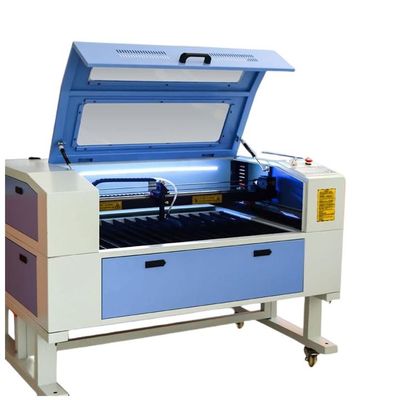 9060 Mini máquina de gravação a laser CNC com CO2 0-400mm/s Ar de arrefecimento