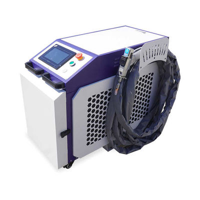 Máquina portátil de soldagem a laser de metal Máquina de limpeza de soldagem de fibras multifuncional