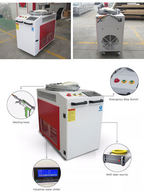 Máquina de Soldadura a Laser de Metal Max 2000W Para Processamento de Alumínio de Aço Inoxidável