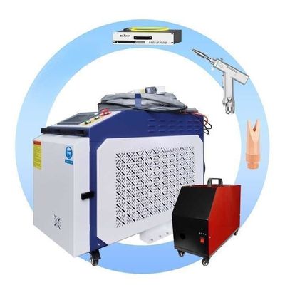 Soldadora de laser de fibra portátil totalmente automática 3 em 1 com refrigerador de água