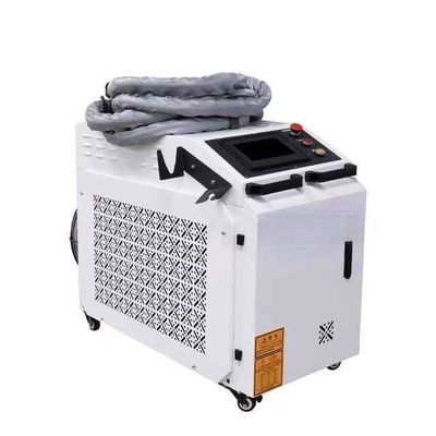 Máquina de limpeza por laser de fibra portátil 2000W para revestimento de tinta de ferrugem para remoção de pó de óleo de tinta