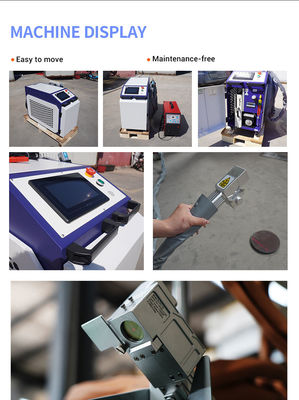 Máquina de limpeza a laser portátil de 1000 Watt Limpeador de ferrugem a laser portátil