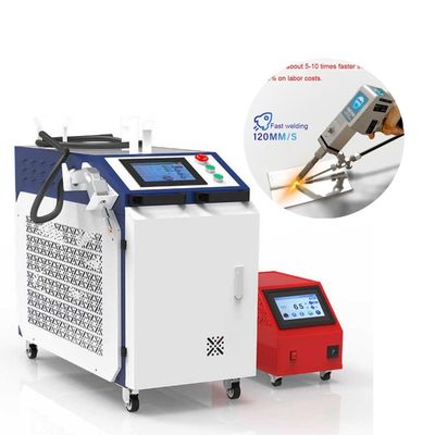 Máquina de solda a laser de resfriamento por água 700*500*900 para solda rápida e precisa