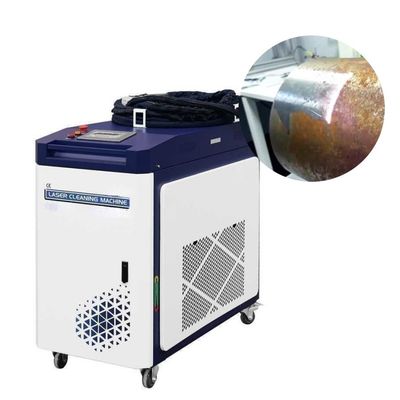 Máquina de limpeza a laser industrial de metal com adaptabilidade de pontos colimados de 4-6 mm