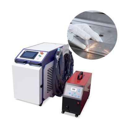 700*500*900 Máquinas industriais de soldagem a laser de tamanho de chiller para resultados de soldagem precisos