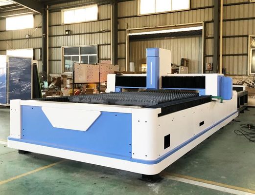 Máquina de corte a laser de fibra de alta velocidade para chapa de metal com sistema de carga de chapa Fabricação de aço