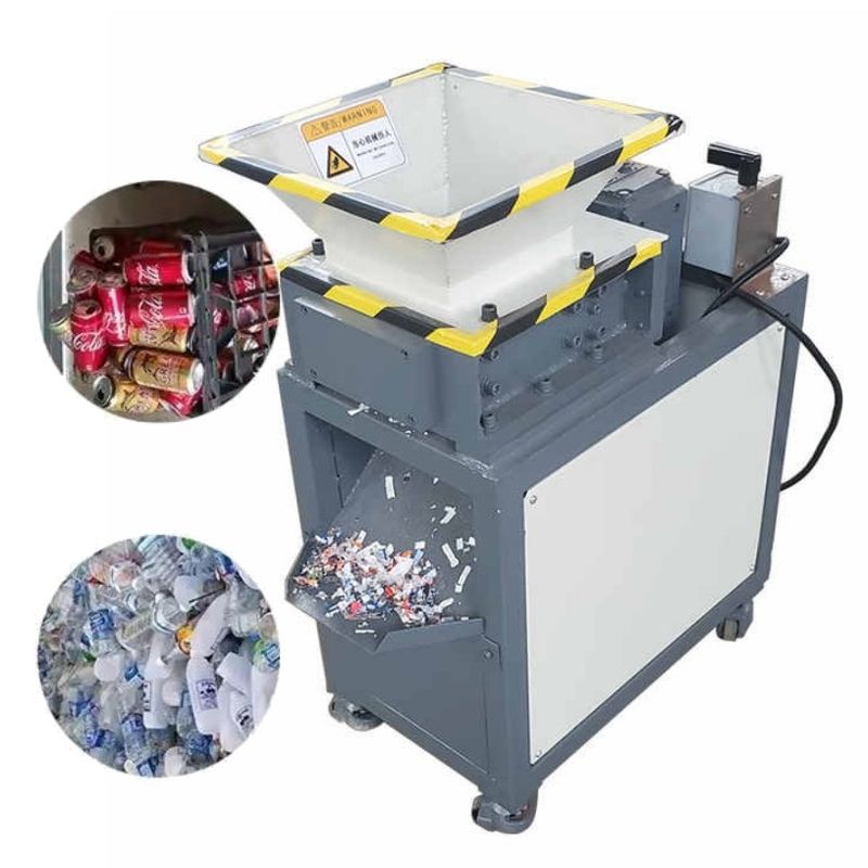 110-130 kg/h Máquina de trituração de resíduos industriais de papel Máquina portátil de trituração de sucata de metal