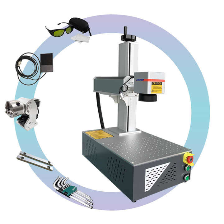 Máquina de Marcação a Laser de Fibra Portátil JPT 3D