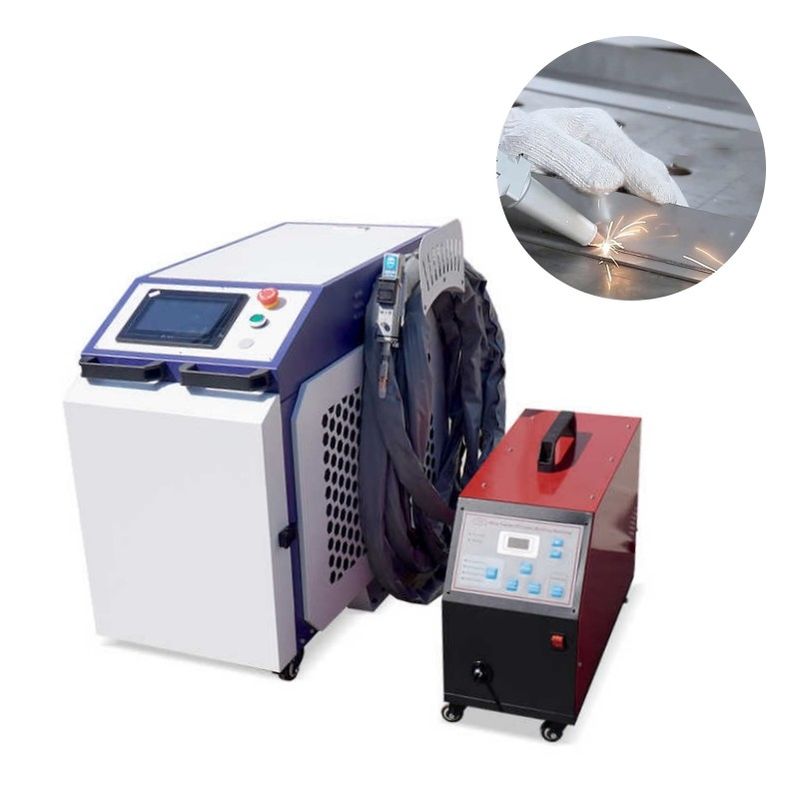 Máquina de soldadura a laser de resfriamento por água com diâmetro do ponto focal de 0,2-3 mm e potência de 1000 W