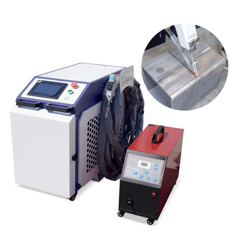 Máquina portátil de soldagem a laser de soldagem a laser de fibra portátil de 1500w para metal de aço inoxidável alumínio