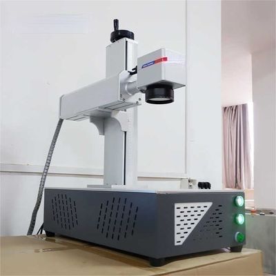 Máquina rotativa de marcação por laser de fibra de cores 7000mm/s Mopa JPT Fibra Laser Marker