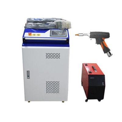Máquina de solda a laser 3 em 1 resfriada a água 1,5 mm Profundidade de soldagem AC220V Fornecimento de energia